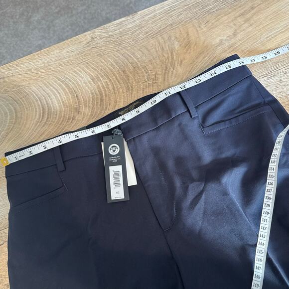 Banana Republic TALL Siena Slim Italian Wool Ankle Pant Navy Blue 8 444805 - Picture 10 of 12